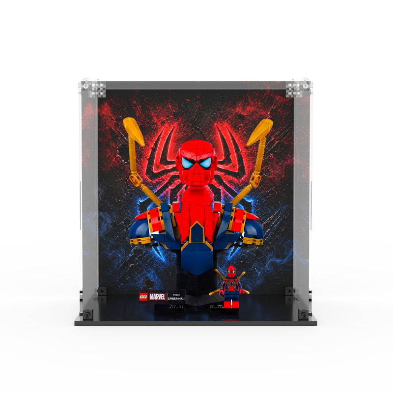 Load image into Gallery viewer, LEGO 76326 Iron Spider-Man Bust - Display Case
