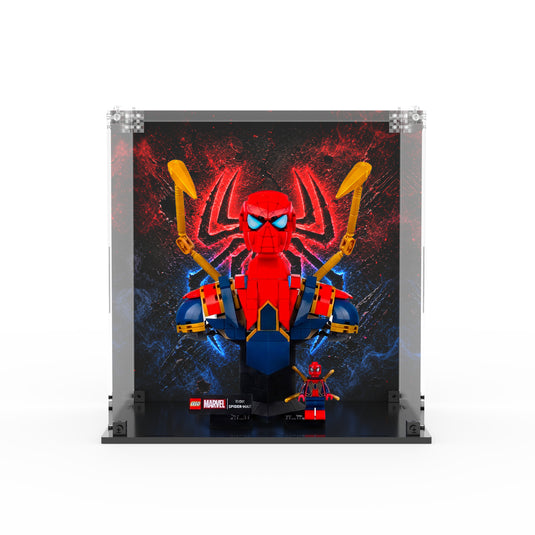 LEGO 76326 Iron Spider-Man Bust - Display Case