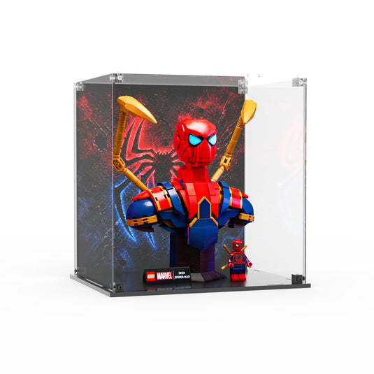 LEGO 76326 Iron Spider-Man Bust - Display Case