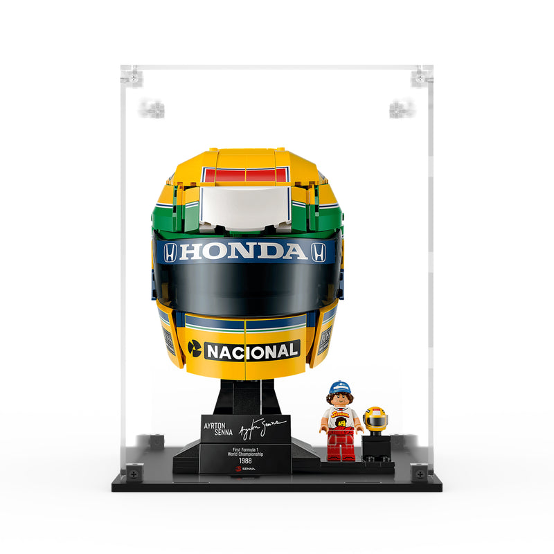 Load image into Gallery viewer, LEGO 43024 Ayrton Senna Helmet - Display Case
