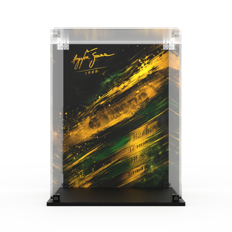Load image into Gallery viewer, LEGO 43024 Ayrton Senna Helmet - Display Case
