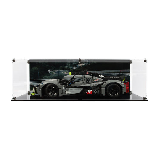 Lego 42156 PEUGEOT 9X8 24H Le Mans Hybrid Hypercar Display Case