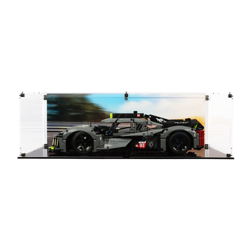 Load image into Gallery viewer, Lego 42156 PEUGEOT 9X8 24H Le Mans Hybrid Hypercar Display Case
