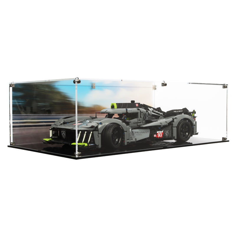 Load image into Gallery viewer, Lego 42156 PEUGEOT 9X8 24H Le Mans Hybrid Hypercar Display Case
