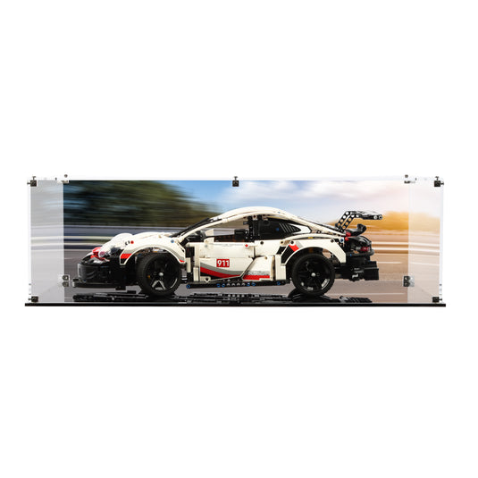 Vitrine en Acrylique pour Lego 42096, vitrine Transparente Anti-poussière pour (Porsche 911 RSR) (Non Inclus Le modèle)(2mm Vitrine en Acrylique pour Lego 42096, vitrine Transparente Anti-poussière pour (Porsche 911 RSR) (Non Inclus Le modèle)(2mm