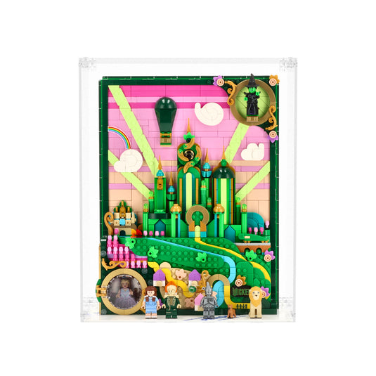 LEGO 75685 Emerald City Wall Art - Wall Mounted Display Case