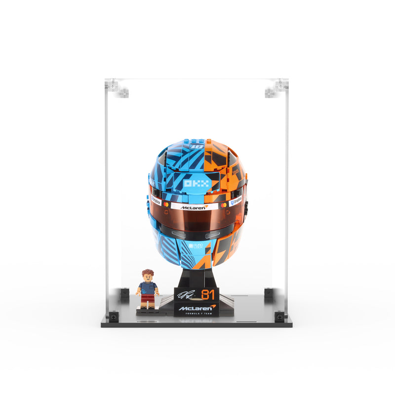 Load image into Gallery viewer, LEGO 43017 McLaren Mastercard F1 Team Oscar Piastri Helmet - Display Case
