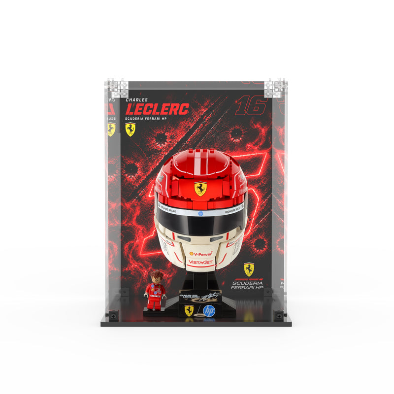 Load image into Gallery viewer, LEGO 43014 Scuderia Ferrari HP Charles Leclerc Helmet - Display Case
