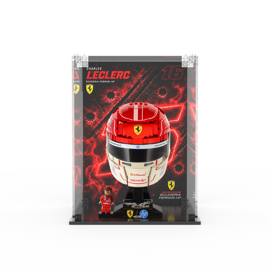 LEGO 43014 Scuderia Ferrari HP Charles Leclerc Helmet - Display Case