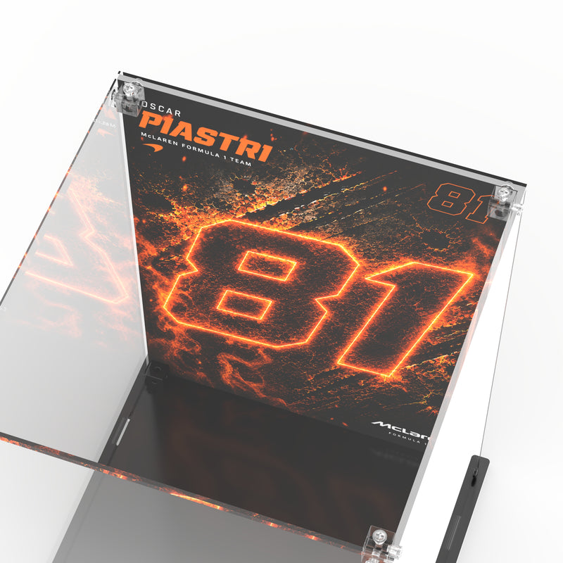 Load image into Gallery viewer, LEGO 43017 McLaren Mastercard F1 Team Oscar Piastri Helmet - Display Case
