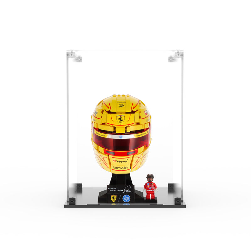 Load image into Gallery viewer, LEGO 43022 Scuderia Ferrari HP Lewis Hamilton Helmet - Display Case
