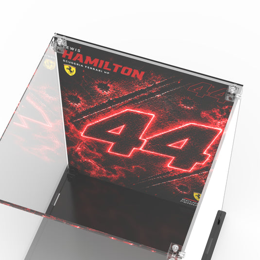 LEGO 43022 Scuderia Ferrari HP Lewis Hamilton Helmet - Display Case