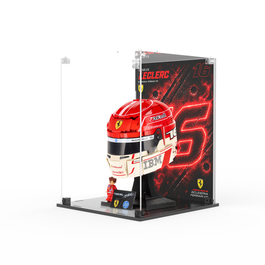 LEGO 43014 Scuderia Ferrari HP Charles Leclerc Helmet - Display Case