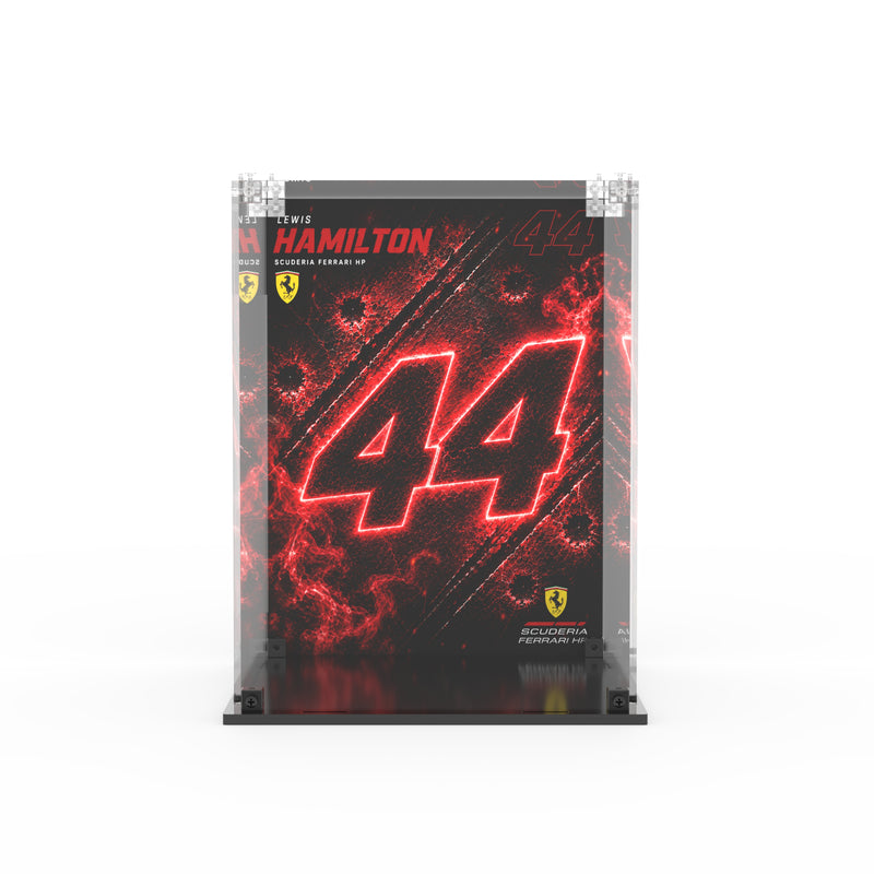 Load image into Gallery viewer, LEGO 43022 Scuderia Ferrari HP Lewis Hamilton Helmet - Display Case

