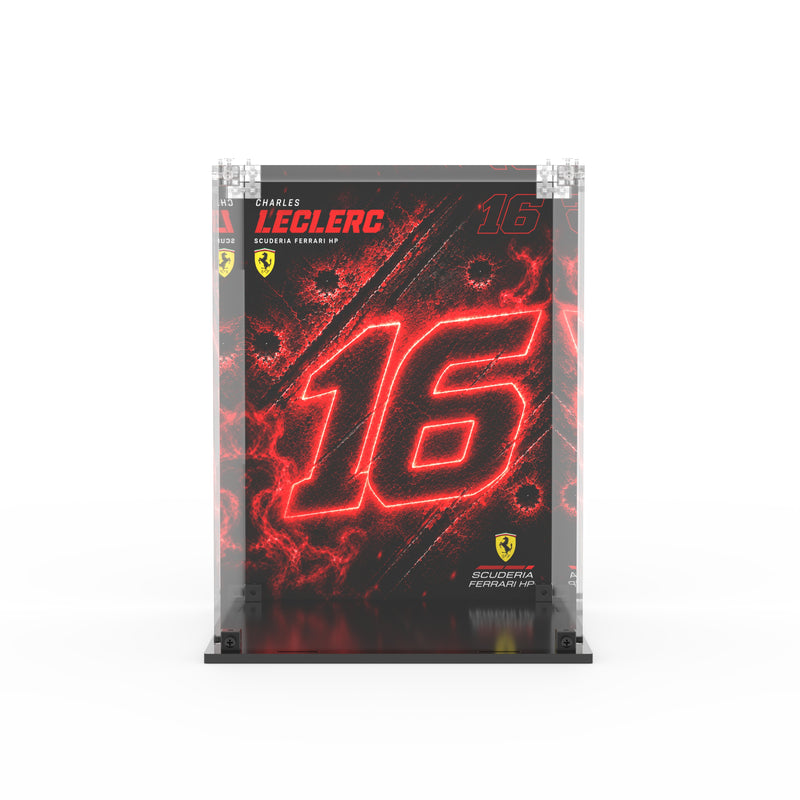 Load image into Gallery viewer, LEGO 43014 Scuderia Ferrari HP Charles Leclerc Helmet - Display Case
