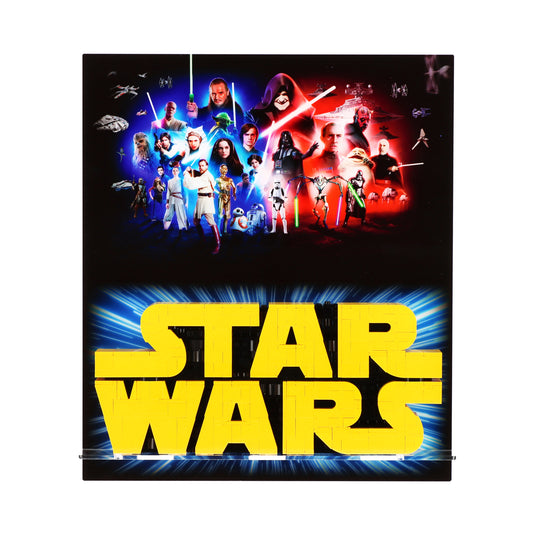 Wall display for LEGO 75407 Brick-Built Star Wars Logo