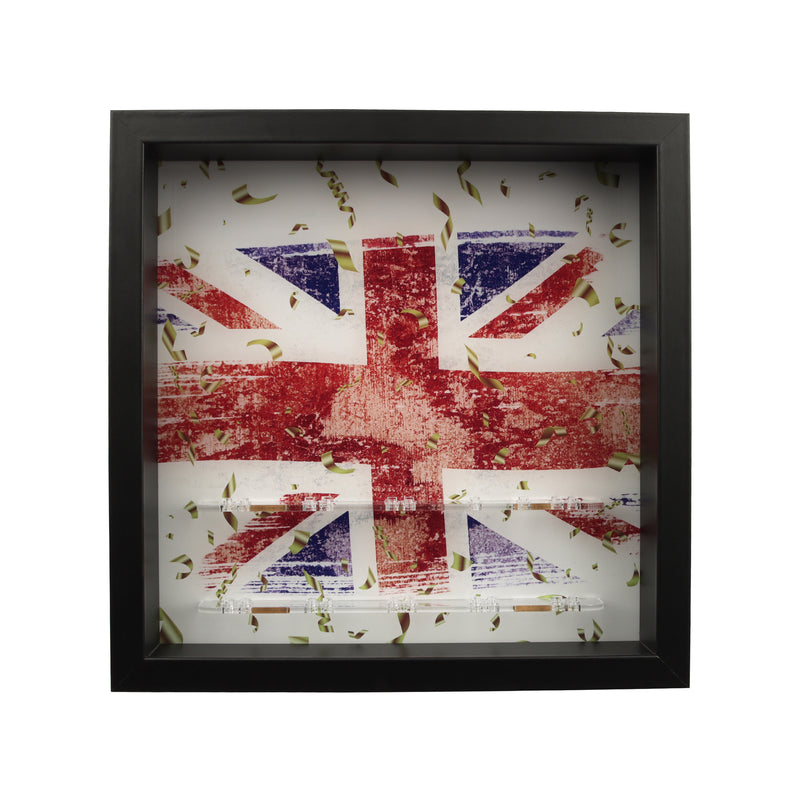 Load image into Gallery viewer, Lego 8909 Team GB Minifigure Display Case Insert for IKEA SANNAHED Frame (25x25cm)
