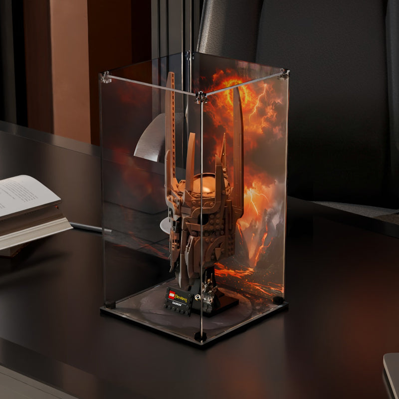 Load image into Gallery viewer, LEGO 11373 The Lord of the Rings: Sauron's Helmet - Display Case
