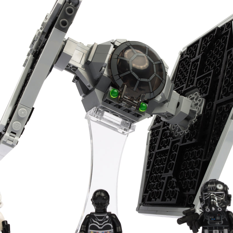 Load image into Gallery viewer, LEGO Star Wars Imperial TIE Fighter 75300 Minimalist Display Stand
