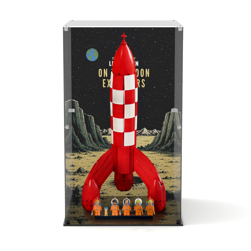 Load image into Gallery viewer, LEGO 21367 Tintin® Moon Rocket - Display Case

