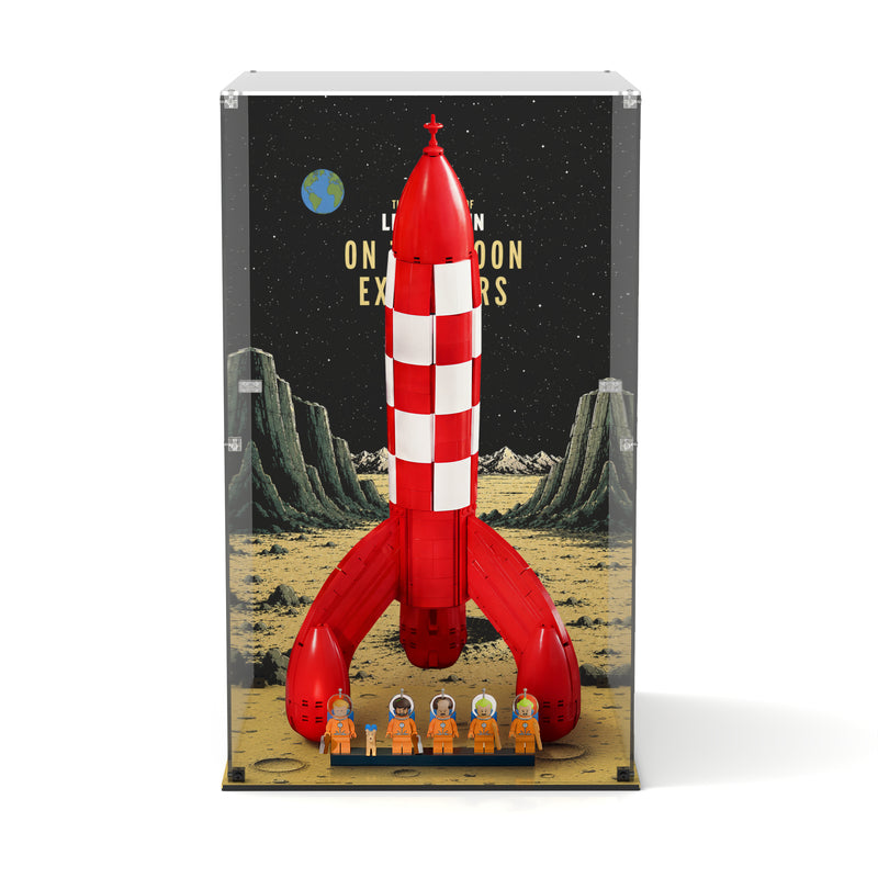 Load image into Gallery viewer, LEGO 21367 Tintin® Moon Rocket - Display Case
