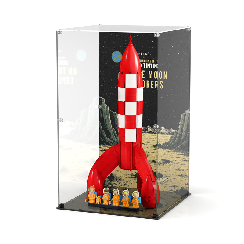 Load image into Gallery viewer, LEGO 21367 Tintin® Moon Rocket - Display Case
