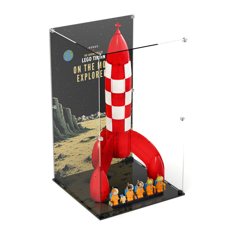 Load image into Gallery viewer, LEGO 21367 Tintin® Moon Rocket - Display Case
