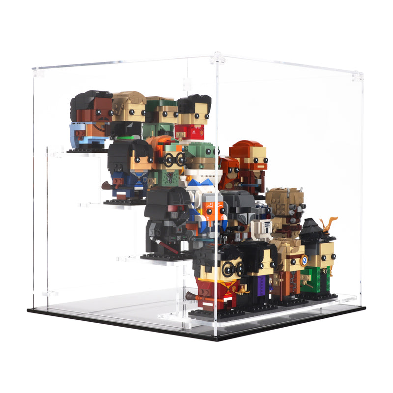 Load image into Gallery viewer, LEGO Brickheadz Display Case - Ikea Kallax Compatibile
