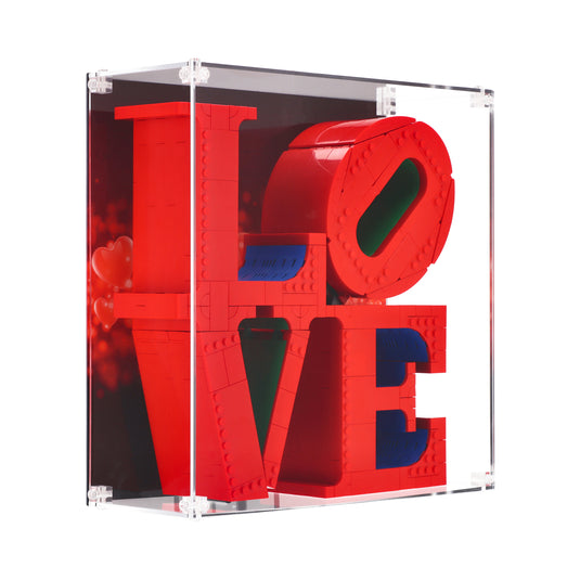 Lego 31214 LOVE - Wall Mounted Display Case