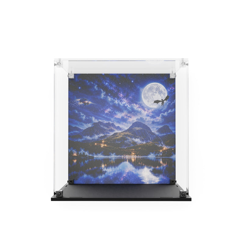 Load image into Gallery viewer, Empty display case with printed back
