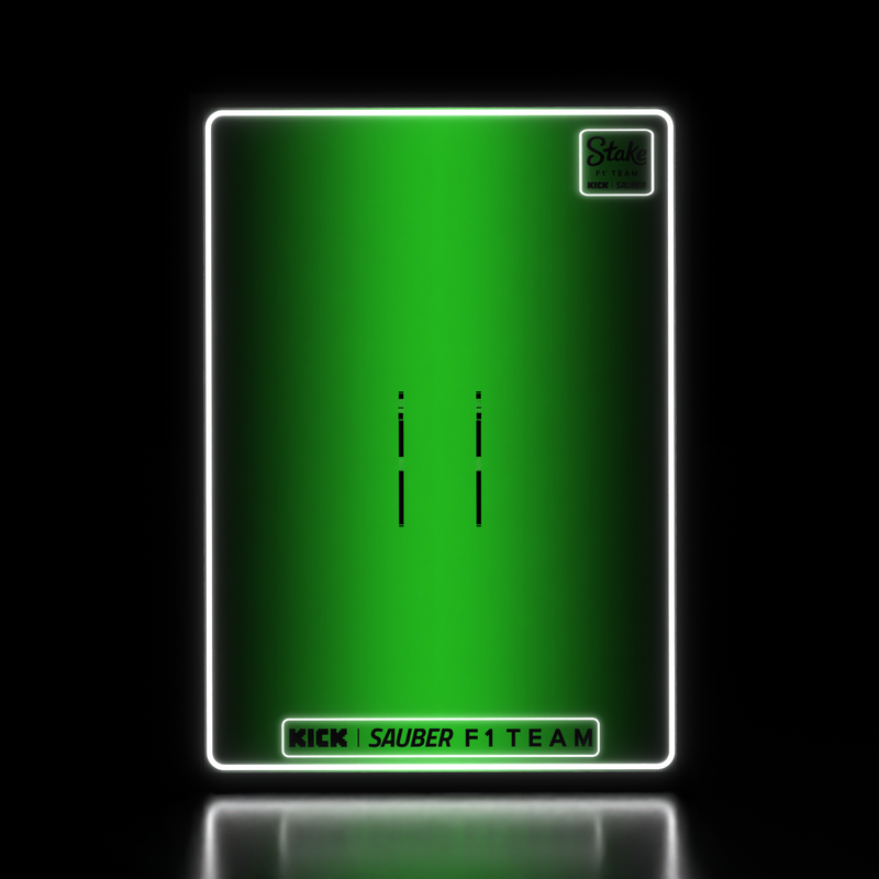 Load image into Gallery viewer, LED wall display for CaDA C64010W KICK Sauber F1 Team C44, illuminated display without model
