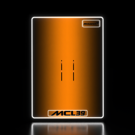 LED wall display for LEGO Technic 42228 McLaren MCL39 F1 Car, illuminated display without model
