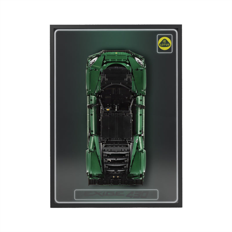 Load image into Gallery viewer, LED wall display for CaDA C61511W Lotus Exige Cup 430, straight-on view in ambient light with model

