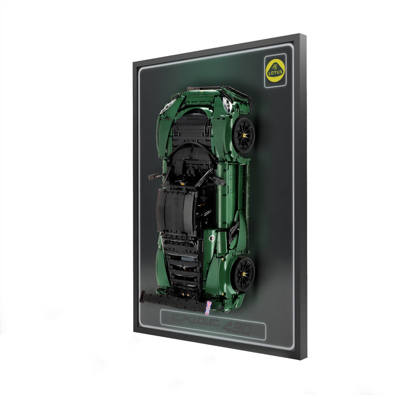 Load image into Gallery viewer, LED wall display for CaDA C61511W Lotus Exige Cup 430, right angle in ambient light with model
