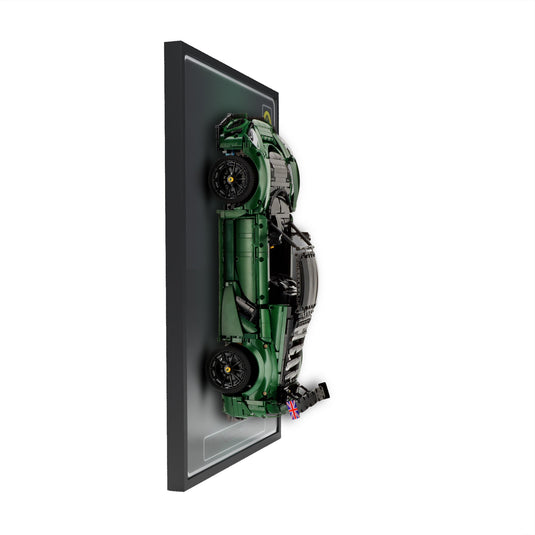 LED wall display for CaDA C61511W Lotus Exige Cup 430, side view showing frame profile and mounted model