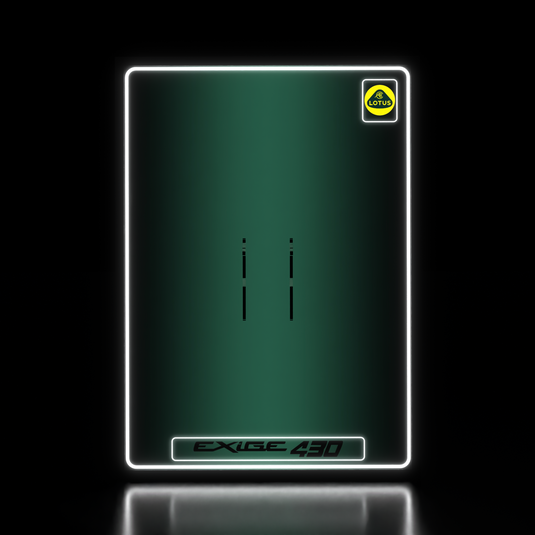 LED wall display for CaDA C61511W Lotus Exige Cup 430, illuminated display without model