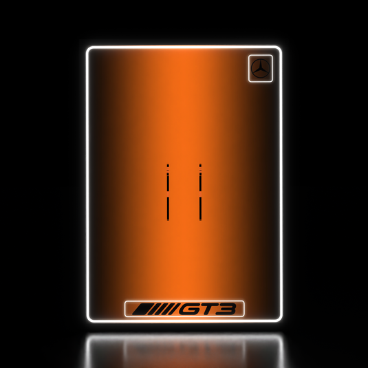LED wall display for CaDA C64008W Mercedes-AMG GT3, illuminated display without model