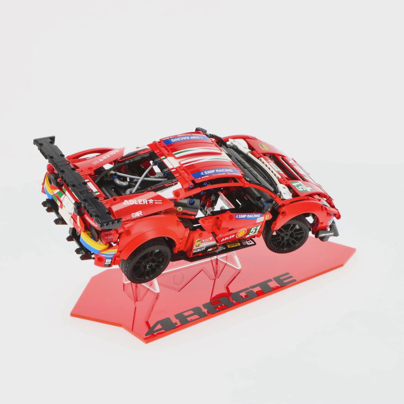 Load and play video in Gallery viewer, LEGO 42125 Ferrari 488 GTE - Display Stand
