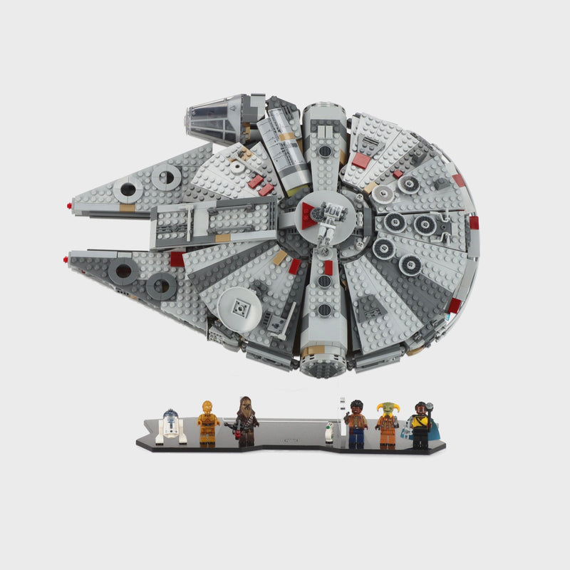 Load and play video in Gallery viewer, Lego 75257 Millennium Falcon - Display Stand - Horizontal
