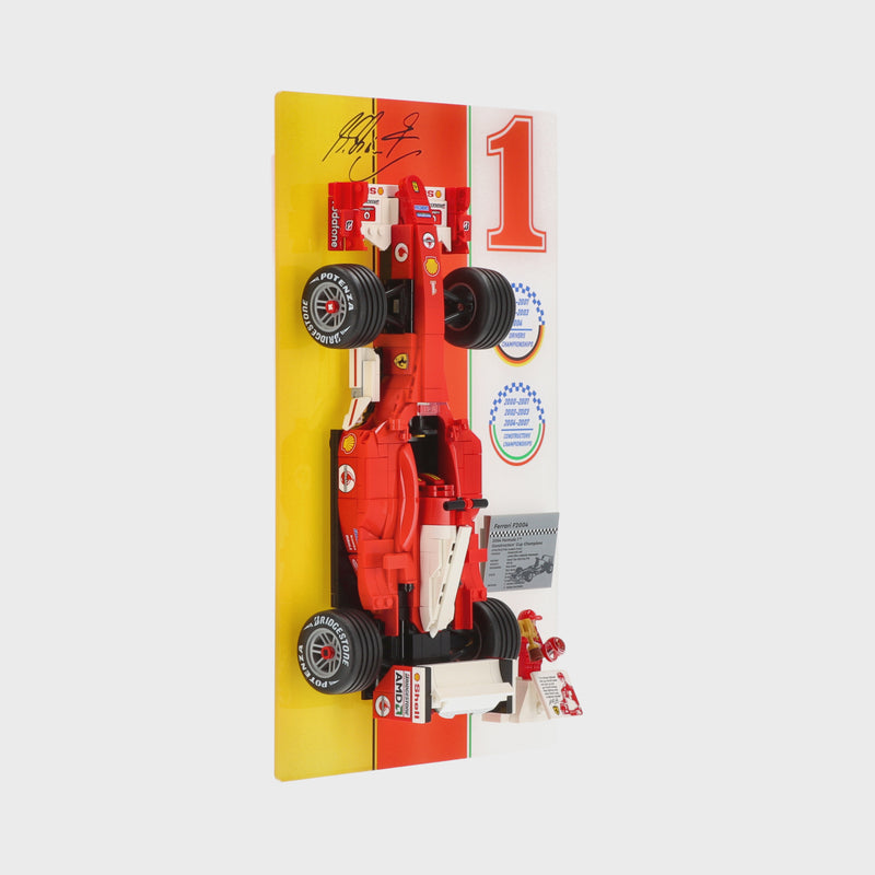 Load and play video in Gallery viewer, Wall display for  LEGO 11375 Ferrari F2004 &amp; Michael Schumacher
