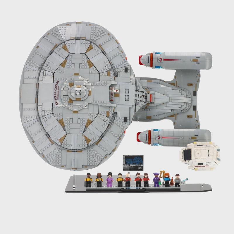 Load and play video in Gallery viewer, LEGO Star Trek: U.S.S. Enterprise NCC-1701-D - Horizontal Display Stand
