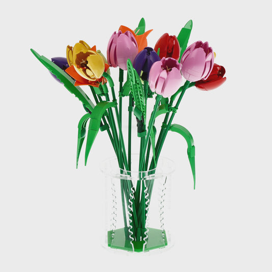 Display Vase For LEGO 11501 Tulip Bouquet