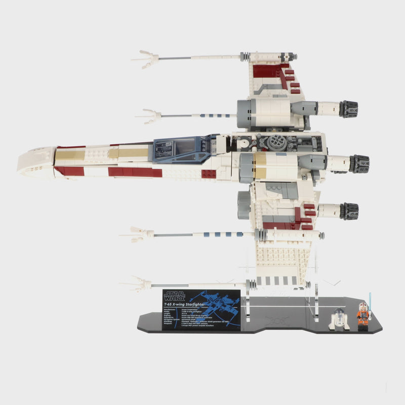 Load and play video in Gallery viewer, Lego Star Wars X-Wing 75355 Starfighter Display Stand
