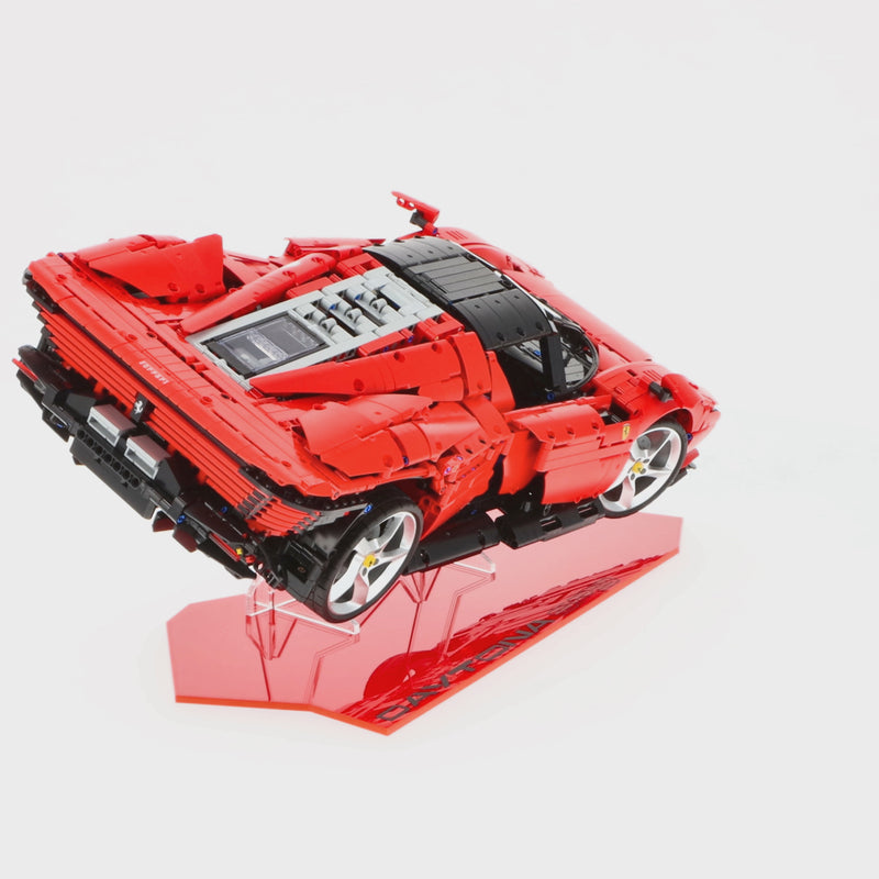 Load and play video in Gallery viewer, LEGO Ferrari Daytona SP3 42143 Display Stand
