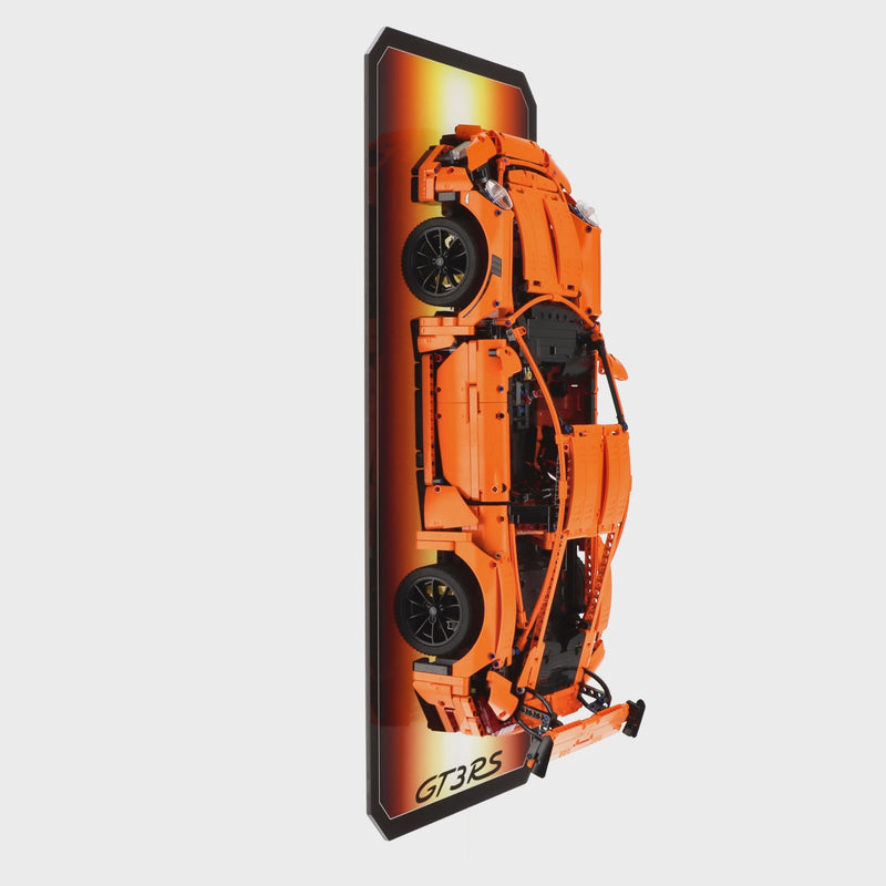 Load and play video in Gallery viewer, Luxury Wall Display for Lego Technic 42056 Porsche 911 GT3 RS
