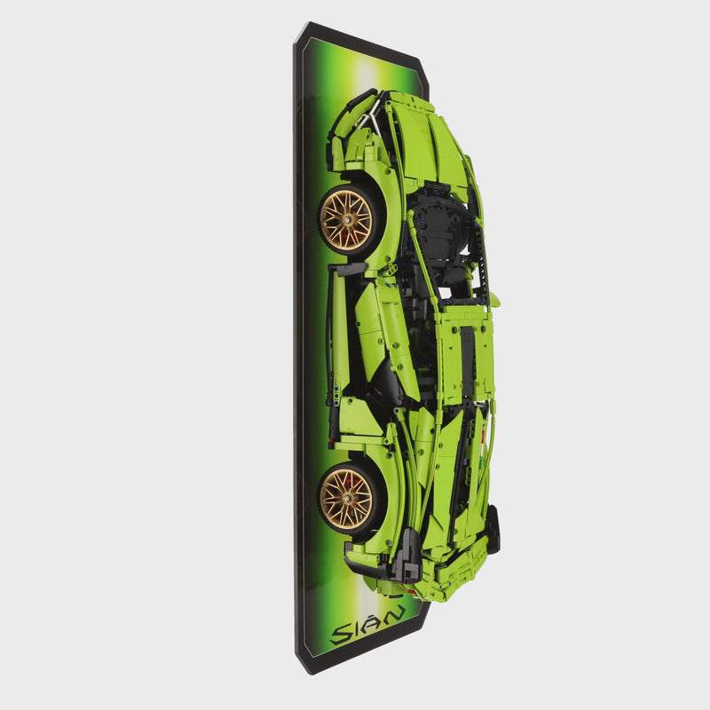 Load and play video in Gallery viewer, Luxury Wall Display for Lego Technic 42115 Lamborghini Sian
