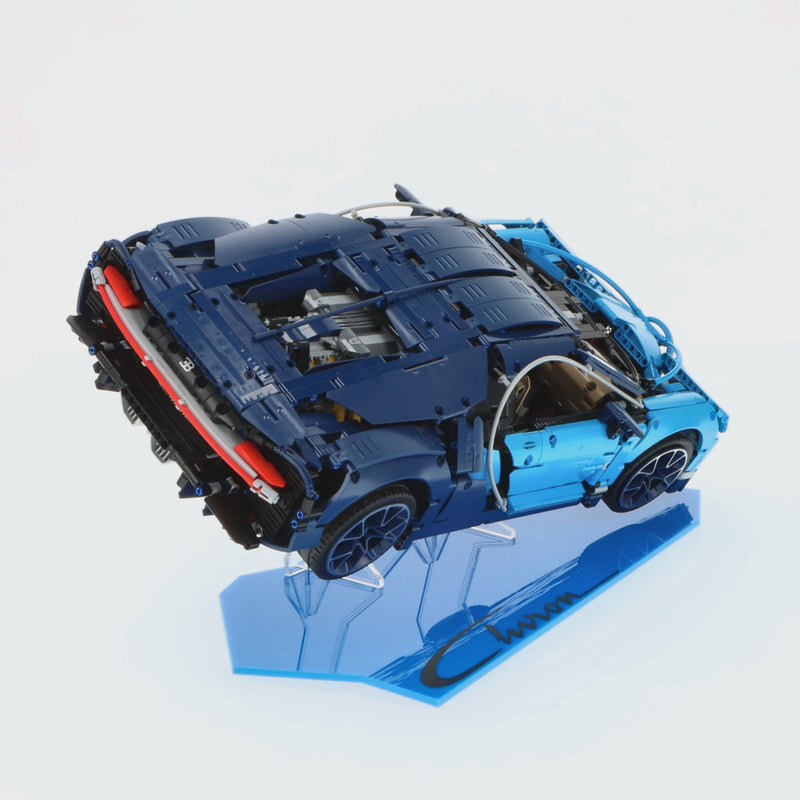 Load and play video in Gallery viewer, LEGO Bugatti Chiron 42083 Display Stand
