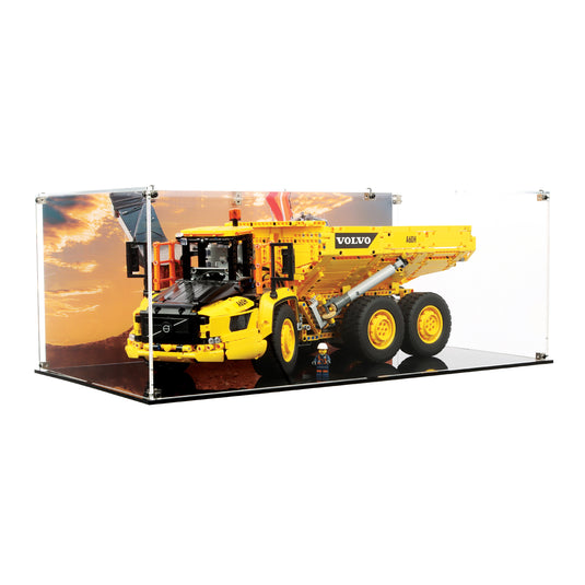 Lego Technic 42114 6x6 Volvo Articulated Hauler Display Case